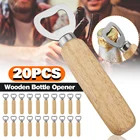 Открывалка для бутылок с деревянной ручкой, вино пиво содовая дюйма, 20 шт.