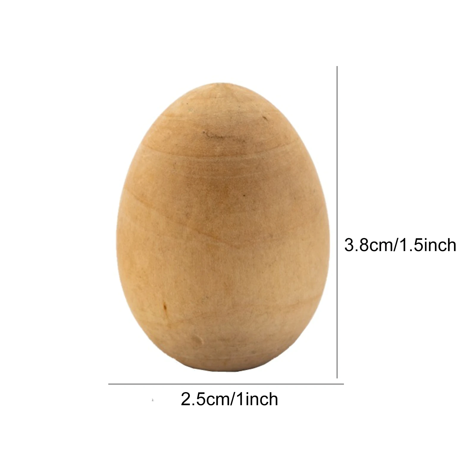 

10pcs Wood Simulation Eggs Manual Graffiti Painted Exercise DIY Creative Easter Egg Children Early Educational Toy Egg Toy Gift