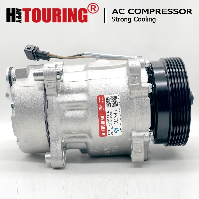 SD7V16 AC Компрессор кондиционера для фольксаген Passat 35i Golf 3 Corrado 357820803R 8FK351127-521 7M0820803C 7M0820803N
