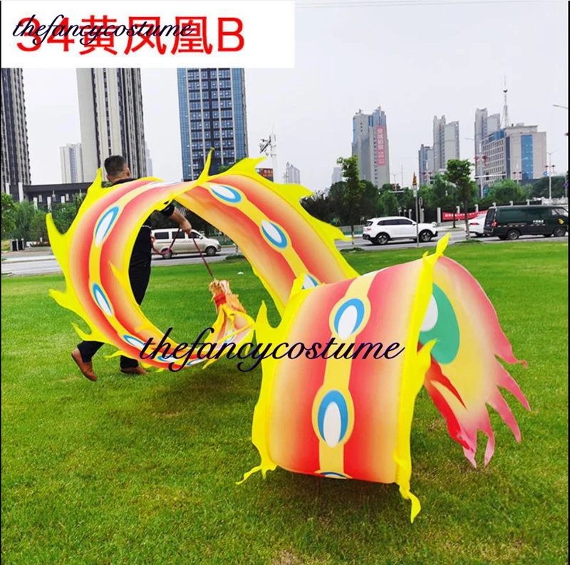 

Костюм-Талисман из шелковой ленты для танцев дракона, 6 м