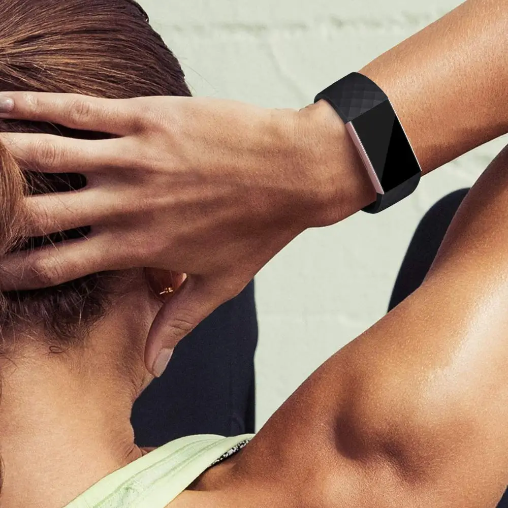 Силиконовый ремешок для Fitbit Charge 4 сменный часов Charge4 SmartWatch спортивный мягкий