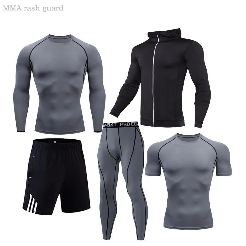 

Sports Wear Compression Running Fitness Men Gym Clothes Track Suit Men Sportswear Thermal Underwear Sports Suits for Workout Men