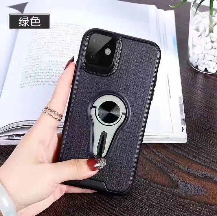 green Для Apple iphone 11 чехол мягкий силиконовый с подставкой противоударный матовый защитный чехол для iphone 11 Pro Max iphone 11 11pro - Цвет: green