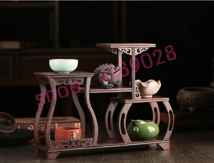 Деревянные крылья курицы из массива дерева луна с одной бутылкой полки для