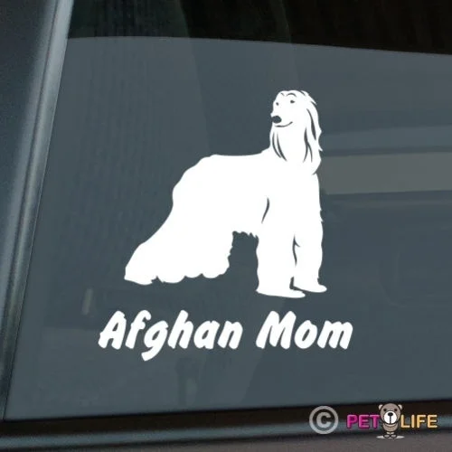 Afghan Hound Mom Sticker Die Cut Vinyl computer decal | Игрушки и хобби