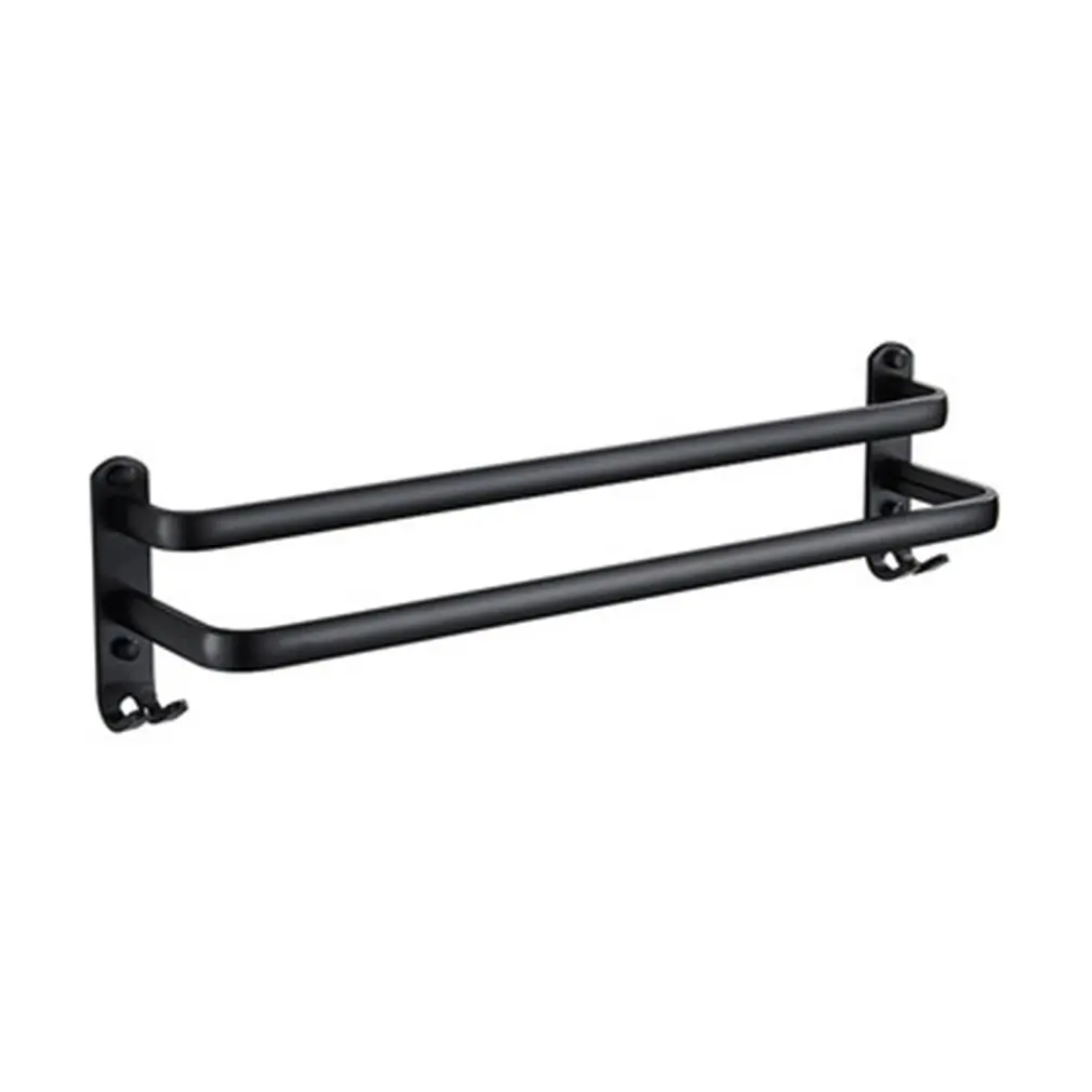 

Single Towel Rack Towel Holder Towel Bar Slipper Self Wall Mount Hanger Cloth Holder Shoe Rack Organizer With Hooks