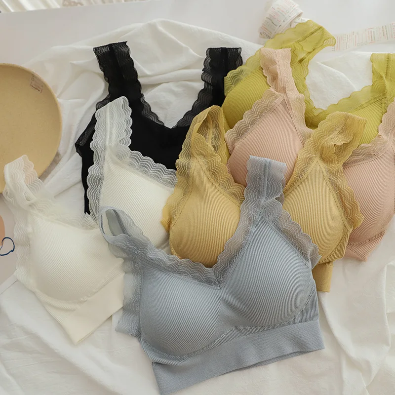 45 60 кг на тонких бретелях Красота обратно Бесшовные бюстгальтеры для женщин