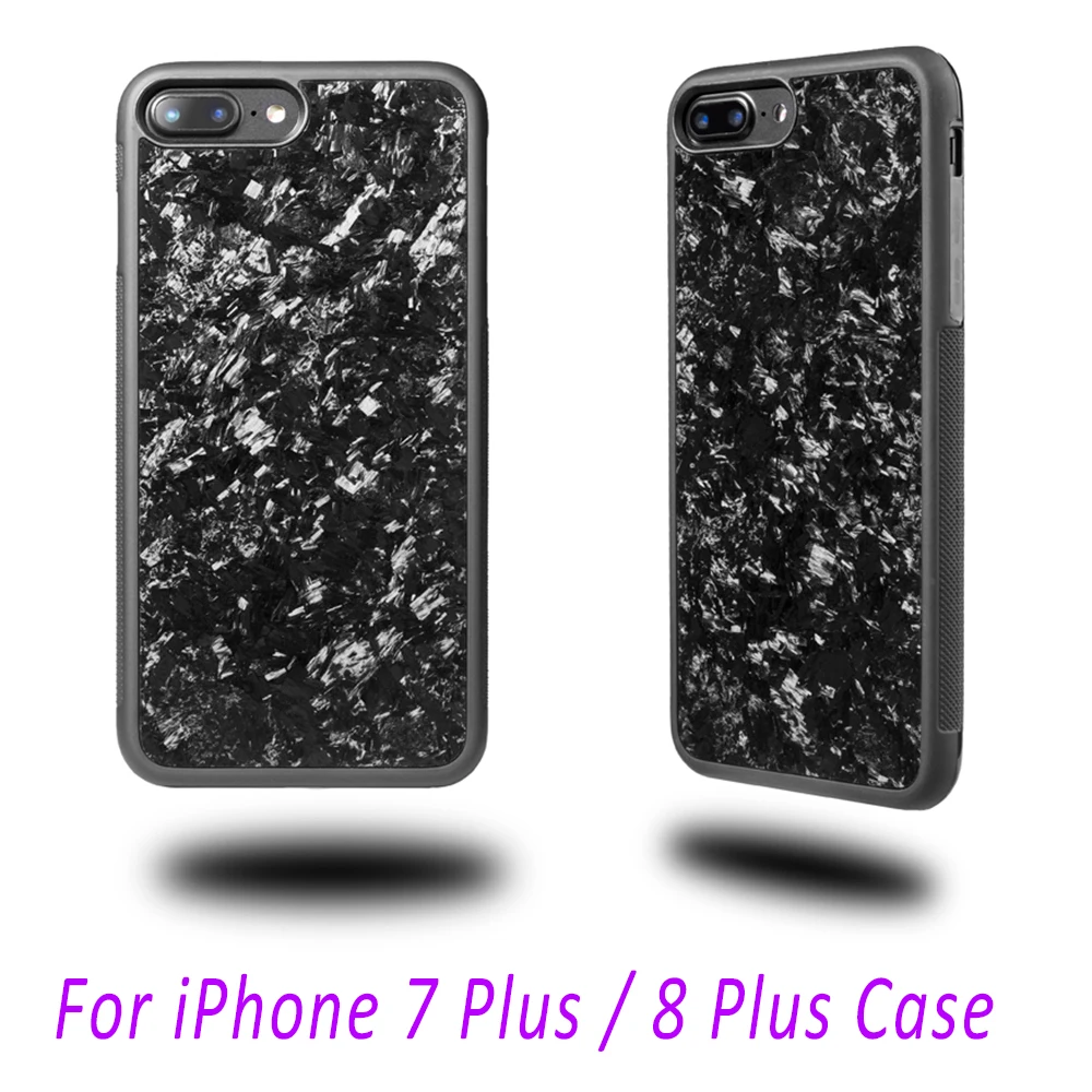 Роскошный кованый чехол из углеродного волокна для iPhone 7 Plus 8 + +-чехол