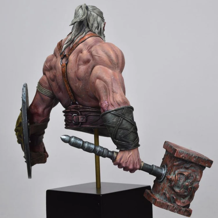 1/12 Смола Bresse сборка brez Hunterhead с топором щит бюст diy игрушки Diy Модель tamiya набор