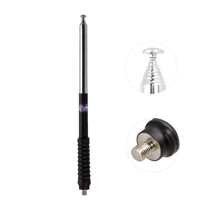 

Gain Telescopic Antenna FP10120 VHF 136-174MHz for Motorola GP328 GP300 GP88 GP340 GP338 GP388 CP040 Two Way Radio Walkie Talkie