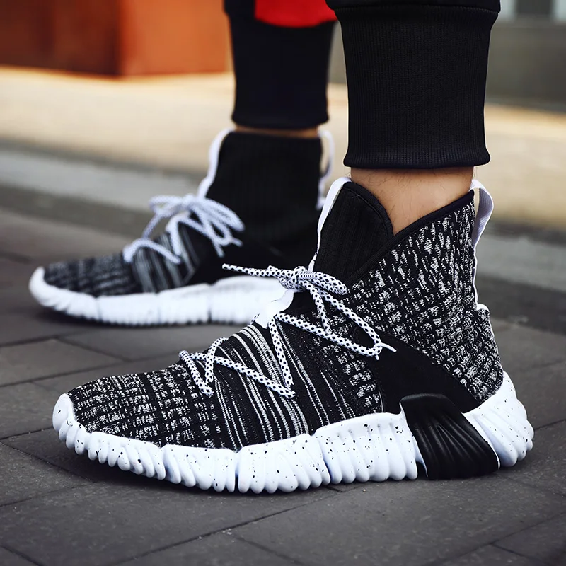 

New Men Shoes Mesh Breathable Men's Sneakers Lace-up Running Shoes For Men Lightweight Walking Man Comfortable Tenis Shoes