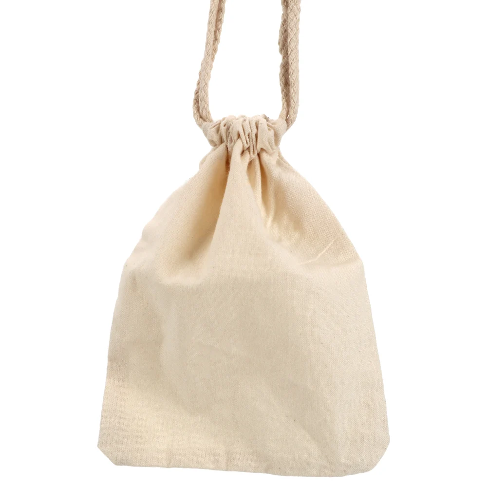 

Reusable Fruit Vegetables Storage Bag 3 Sizes Home Kitchen Drawstring Shopping Bag Eco-friendly Pure Cotton Produce Bags