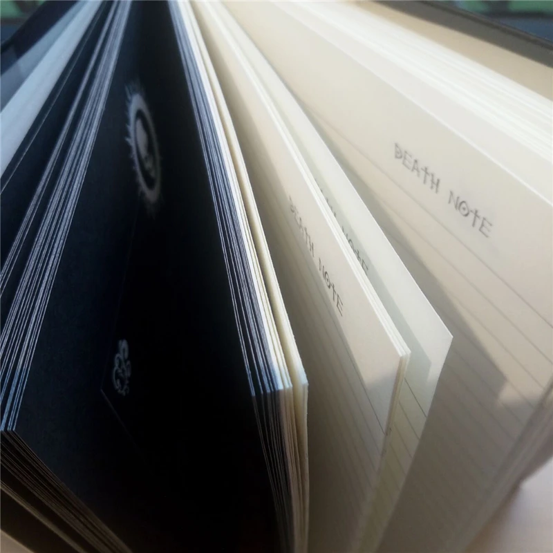 Новинка 2022 А5 набор блокнотов аниме Death Note кожаный журнал и ожерелье перо блокнот