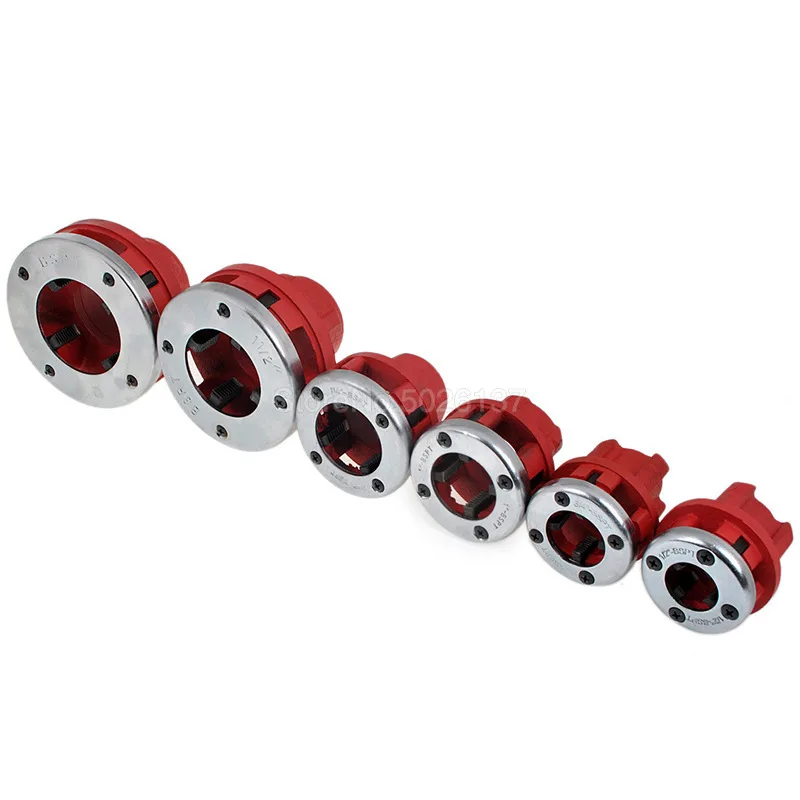 

1 Set Dies Manual Plumber Pipe Threading Kit Threader Machine High Quality Sheathing Die British System Cylindrical Thread New