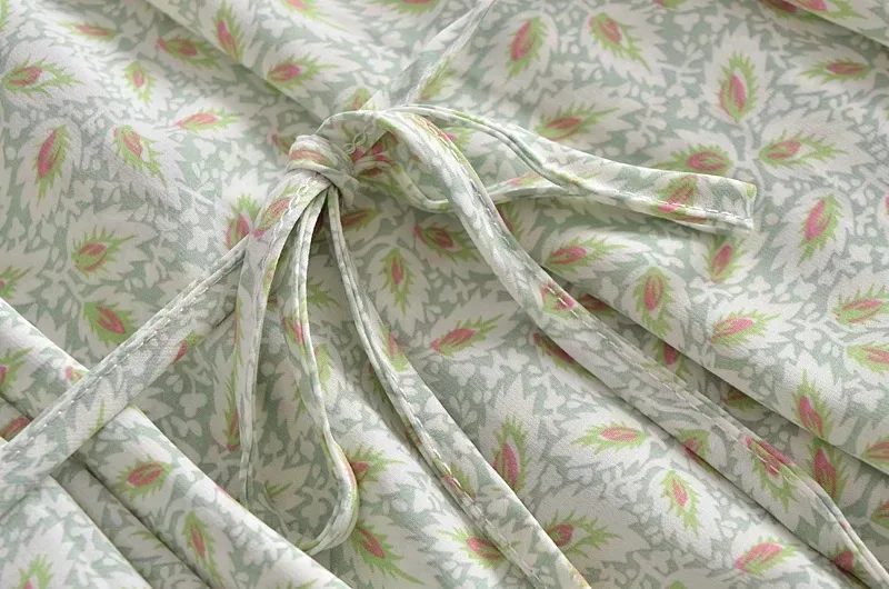 

New European American Contrast Pattern Printed Pleated Dress Round Neck Short Sleeves Korean Gothic Vestidos Evening Dresses