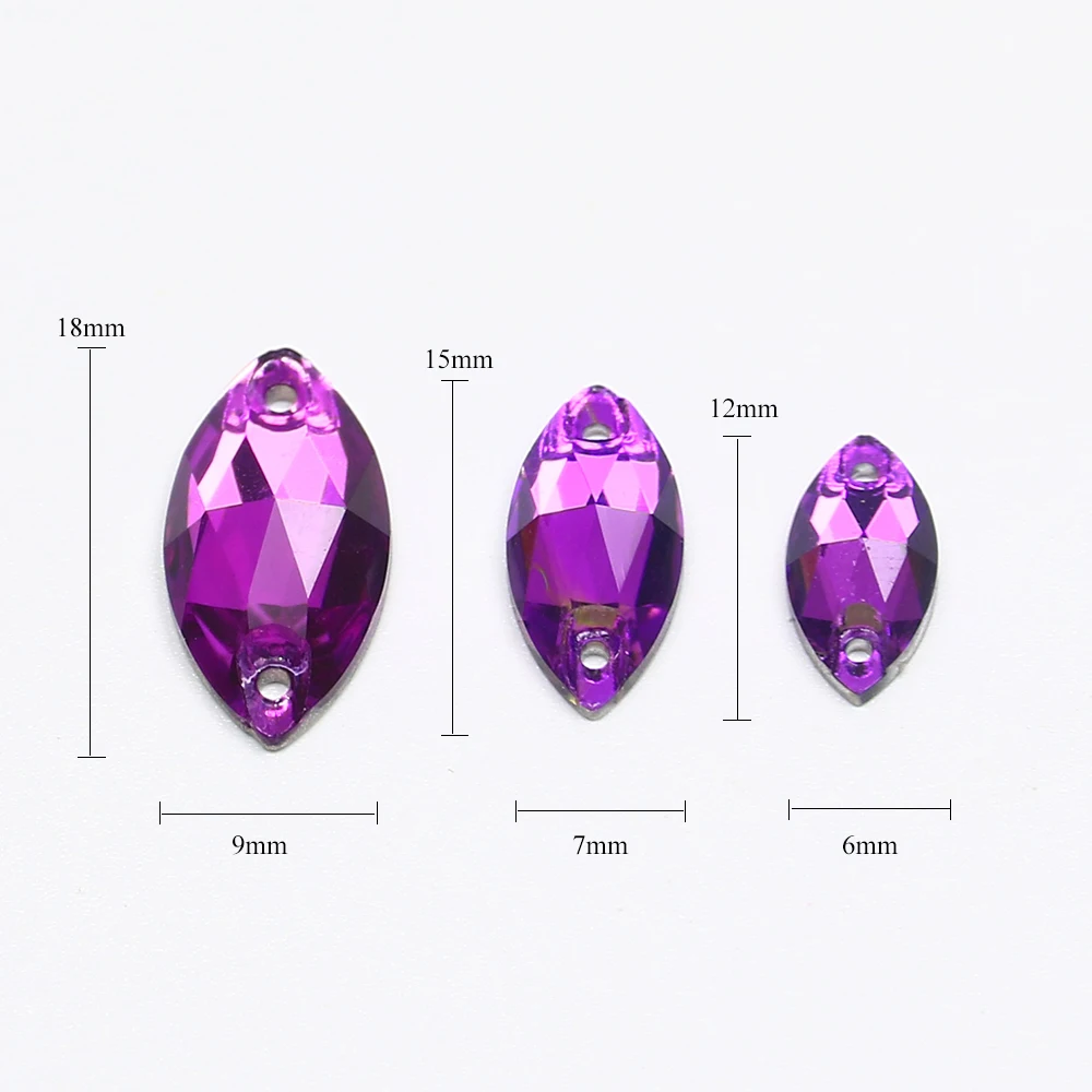 50 шт. кристаллическое Украшение конский глаз камень шить на Стразы 2 отверстия