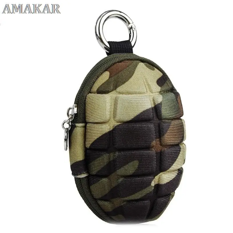 

New PU Key Holder Wallets Unisex Oval Headphone Case Bag Housekeeper For Keys Organizer Purse For Car Key Bag