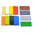 Блоки для Детского конструктора, тонкие, 4x8, 12 видов цветов, 10 шт.