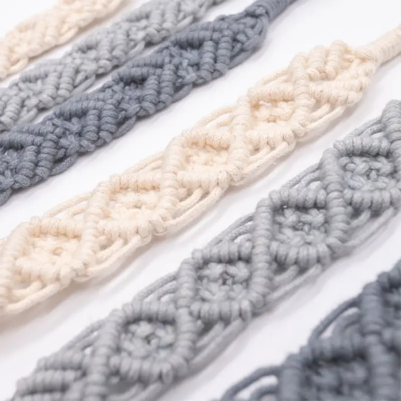 Gray Baby Boys Girls Soother Nipple Pacifier Clip Dummy Holder Simple Crochet Cotton Chain Hand-woven | Мать и ребенок