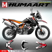 humaart racing stickers motorcycle full graphics kit for 790 adventure r 790 adv 2019 2020 black