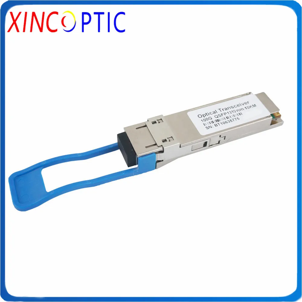 Параметры 100G QSFP28 LR4 10km LC LWDM Единичный модуль оптического приемопередатчика SM 1310nm