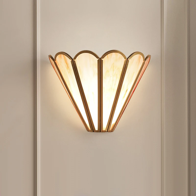 

Wall lamp postmodern light luxury North Europe living room bedroom bedside TV background wall corridor simple corridor lamp