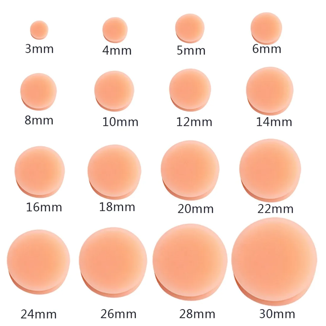 

1Pc 3mm - 30mm Soft Silicone Hider Ear Stretcher Fashion Female Flesh Plug Tunnel Expander Body Piercing Jewelry Accessories