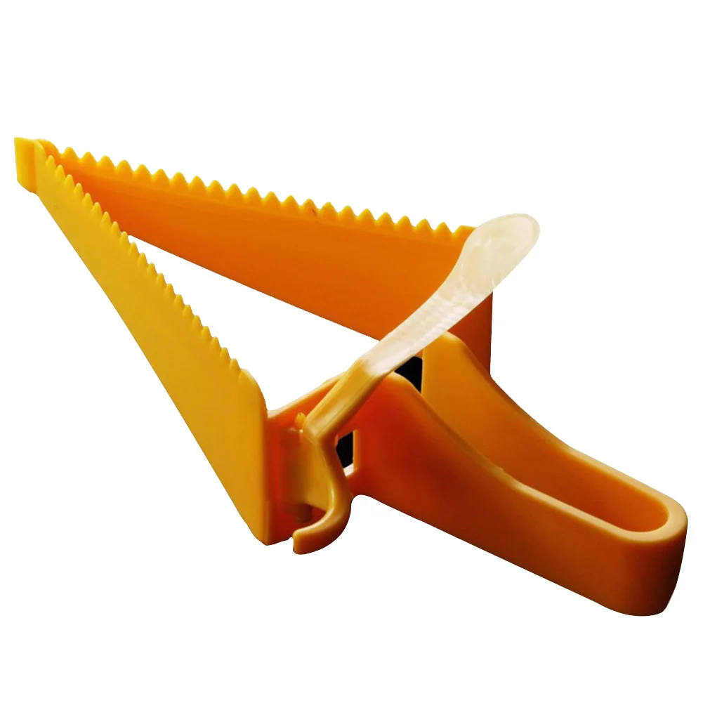 Безопасная слайсер для пирога Желтая Пластиковая кухонная утварь полезный резак