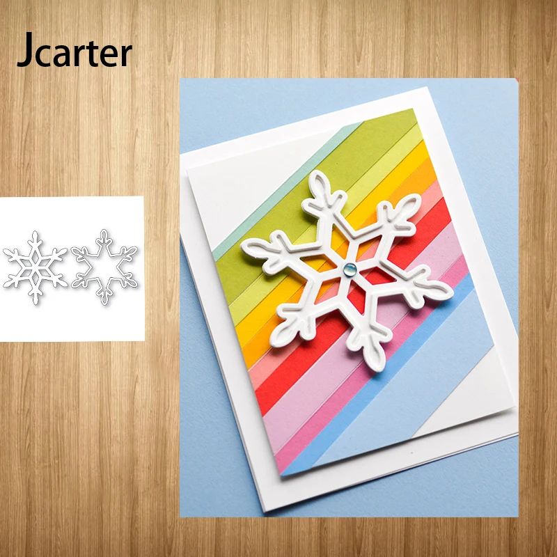

2021 New Design Snowflake Star Metal Cutting Dies Shape for Scrapbooking Craft Die Cut Stencil Card Make Mould Sheet Decoration