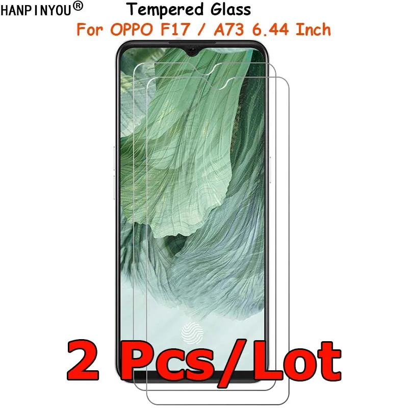 

2 шт./лот для OPPO F17 / A73 4G 6,44 "закаленное стекло Защита экрана ультратонкая Взрывозащищенная защитная пленка