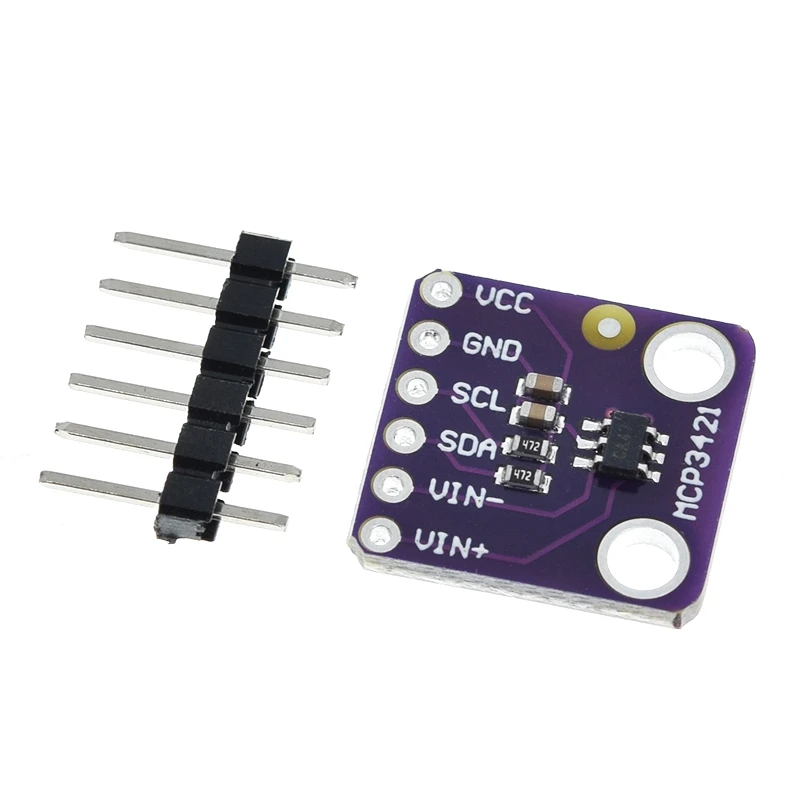 MCP3421 I2C SOT23-6 delta-sigma ADC оценочный модуль для PICkit серийный анализатор | Электронные