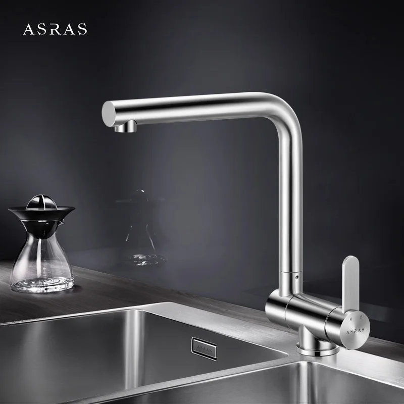 

Asras-3058 304, складной смеситель из нержавеющей стали с одной ручкой