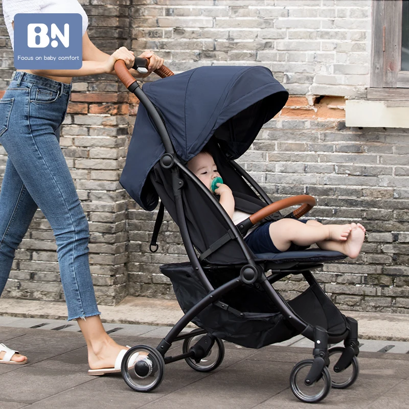 BN детская коляска 3 в 1 для лежа или увлажнения складной светильник двусторонняя