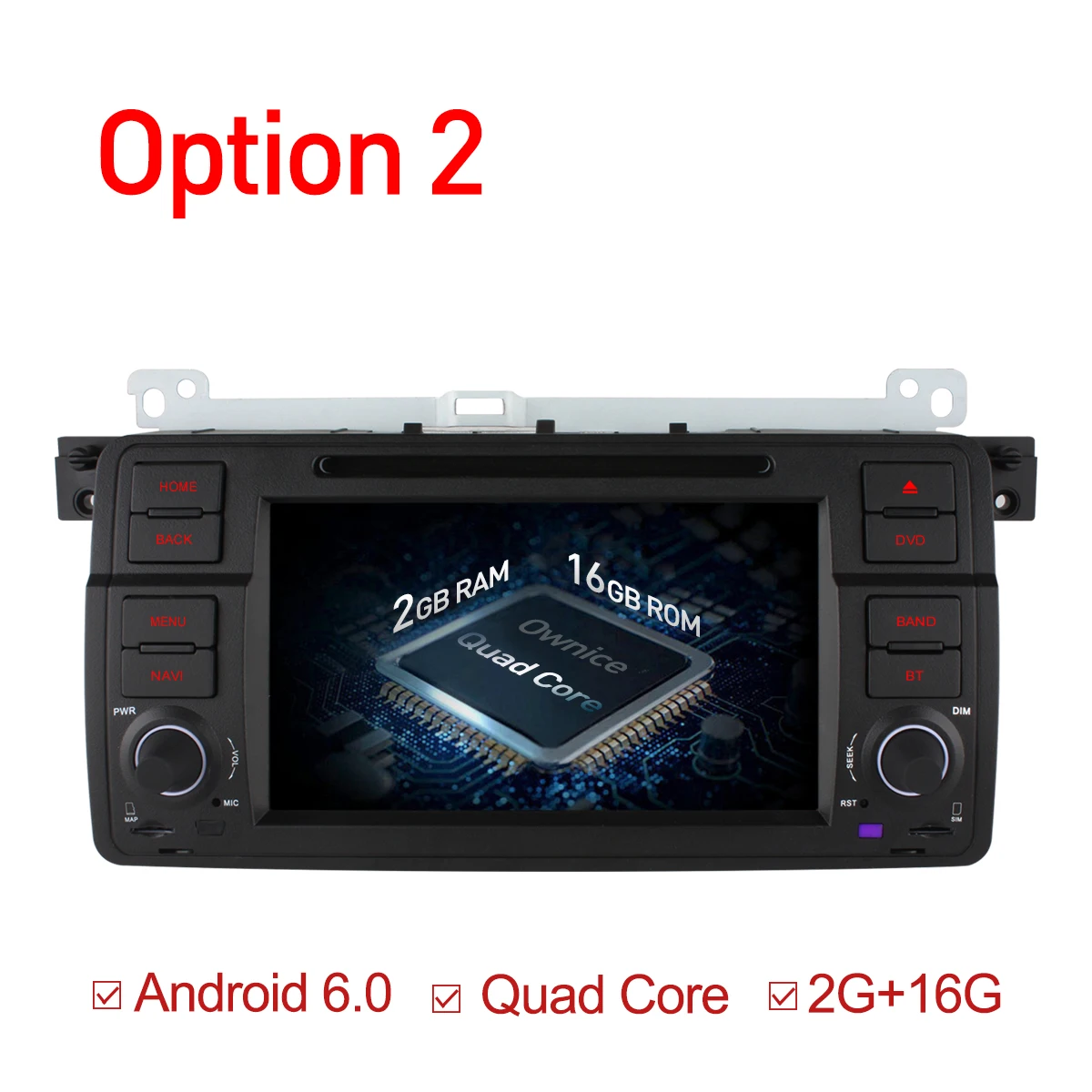 Ownice C500 Android 6 0 Восьмиядерный 2 Гб ОЗУ 32 ПЗУ автомобильный DVD плеер для BMW E46 M3 MG ZT Rover 75