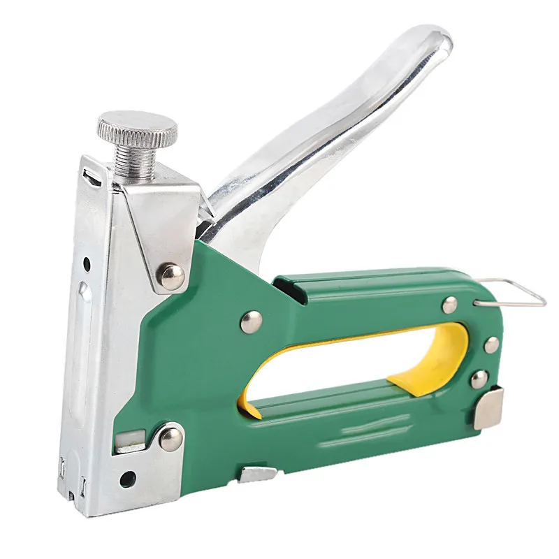 

3-way Manual Heavy Duty Hand code Nail Gun Furniture Stapler For Tacker upholstery gun pin Framing Woodworking Tacker Tools