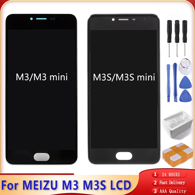 Оригинальный дисплей для Meizu M3S M3 ЖК-сенсорный экран качество AAA 5 0 дюймов