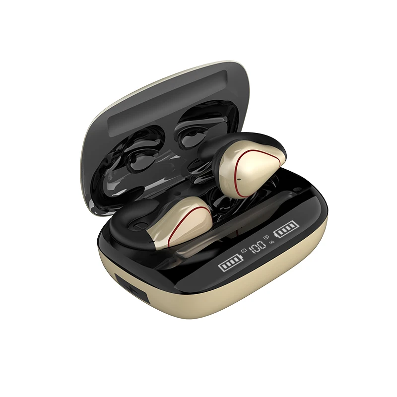 

Bluetooth Earphones Wireless Headphones With Mic LED display HiFi Stereo Sport Waterproof Headset Noise Cancelling Earbuds