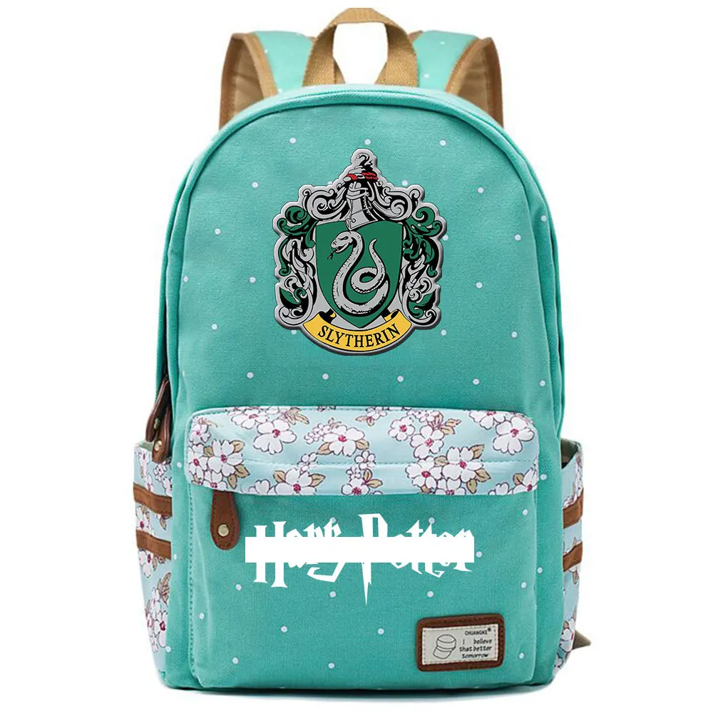 F0301 Горячая Волшебная школа Ravenclaw Орел детская школьная сумка для девочек Женская сумка рюкзак для подростков холщовый женский рюкзак
