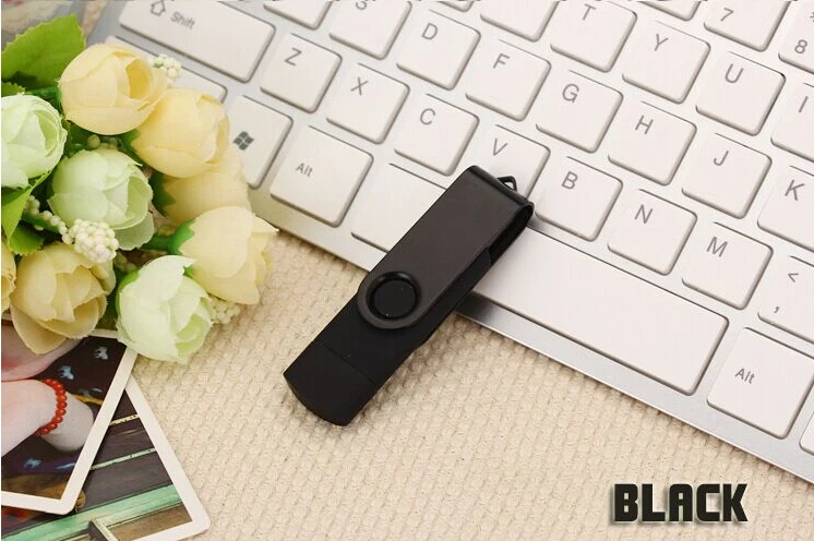 

2018 Fashion Pen Drive otg USB 2.0 memoria 32GB 64GB 128GB USB Flash Drive 8GB 16GB Swivel OTG Pendrive usb flash memory stick