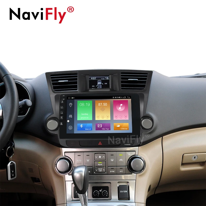 4G LTE Android 10 + 64G для Toyota Highlander 2007 2008 2009 2010 2011 2012 2013 автомобильный dvd Радио Видео GPS