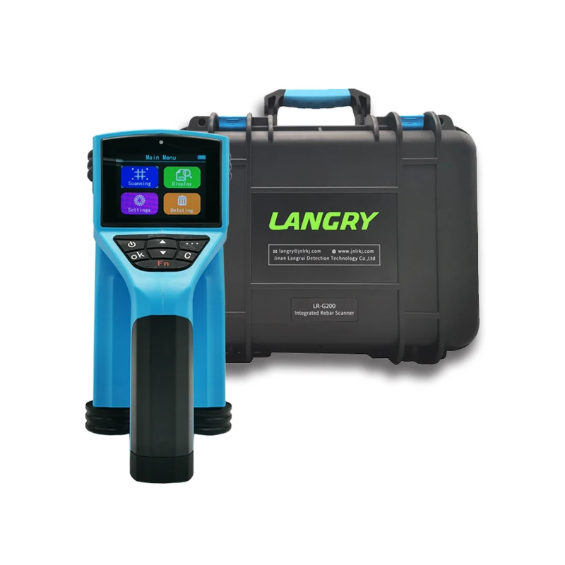 

LANGRY Concrete Rebar Locator 2-200mm LR-G200 Rebar scanner With Concrete Reinforcement Thickness Test