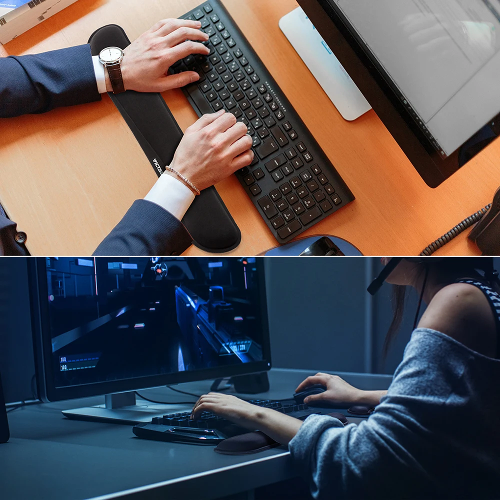 Механическая клавиатура VicTsing для ухода за руками удобная эргономичная мыши с