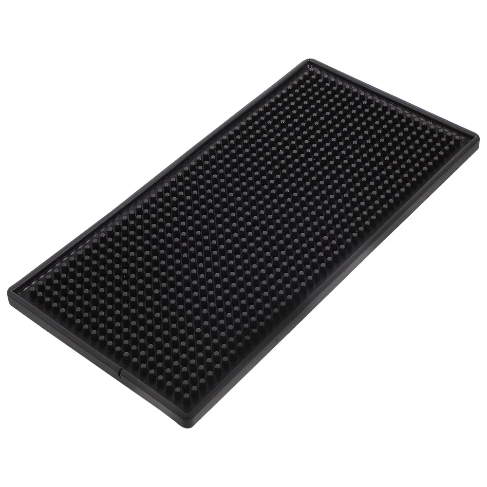

Rectangle-shaped Pad Anti-slip Coaster Cup Mat Thickened Silicone Cup Blanket