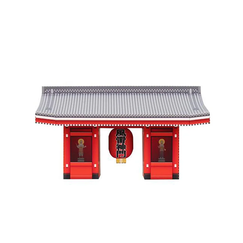 Японская Складная Мини 3D бумажная модель Senso-ji Temple домашняя рукоделие творчество