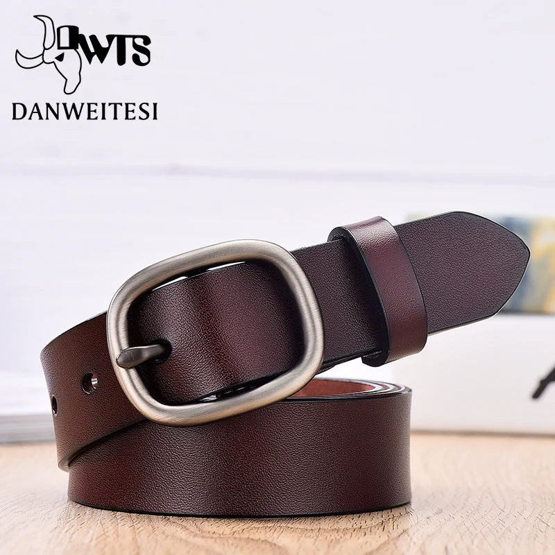 Ремень dwts из натуральной кожи Женский модный элегантный винтажный пояс с