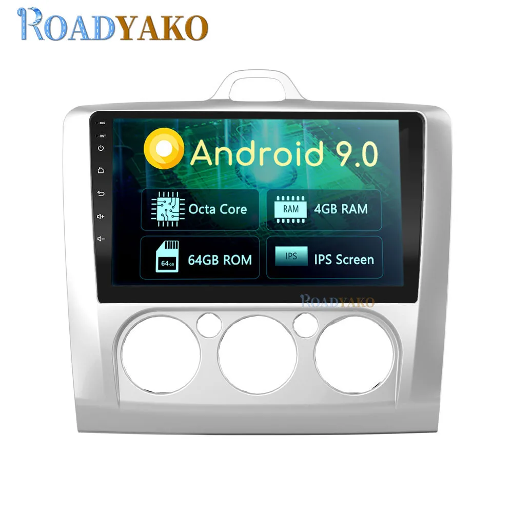 Автомагнитола для FORD Classic FOCUS /MONDEO 9 дюймов Android 2005 2014 стерео навигация GPS
