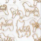 Орнамент с изображением собак, чулки для домашних животных, Рождественское украшение на заказ для собак, подарок для собак, украшение для костей собак, подарок для любителей собак, рождественские чулки для собак,