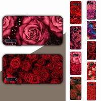 lvtlv bright red rose flowers phone case for samsung note 5 7 8 9 10 20 pro plus lite ultra a21 12 72