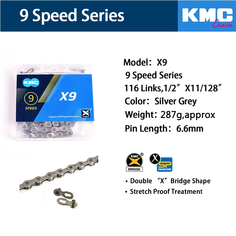 Sunrace CSM990 9 скоростная кассета X9 Chain Cogs 11 40T Маунтин Байк Freewheel широкое передаточное