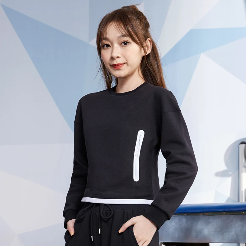 Vansydical/Женская спортивная одежда для бега Топы Свитшот Спортивная занятий йогой